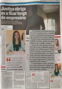 jornal embaçado